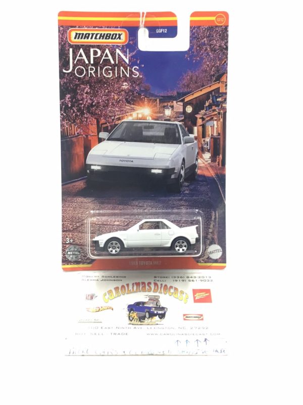 2021 Matchbox Japan Origins #12 1985 Toyota MR2 lights up LH Drive FF9 Online now