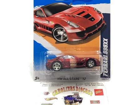 2012 Hot wheels STH #125 Ferrari 599XX with protector Online