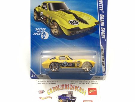 2010 Hot wheels #130 Corvette Grand Sport FTE faster than ever V4 Online