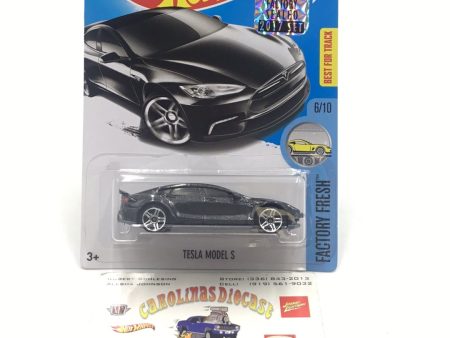 2017 hot wheels #43 Tesla Model S  Factory Sealed sticker Online