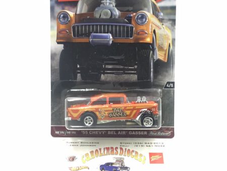 Hot wheels car culture HW Redliners 55 Chevy Bel Air Gasser on Sale