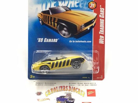 2008 Hot wheels #97 69 Camaro (Bad Card) DD9 Online Sale