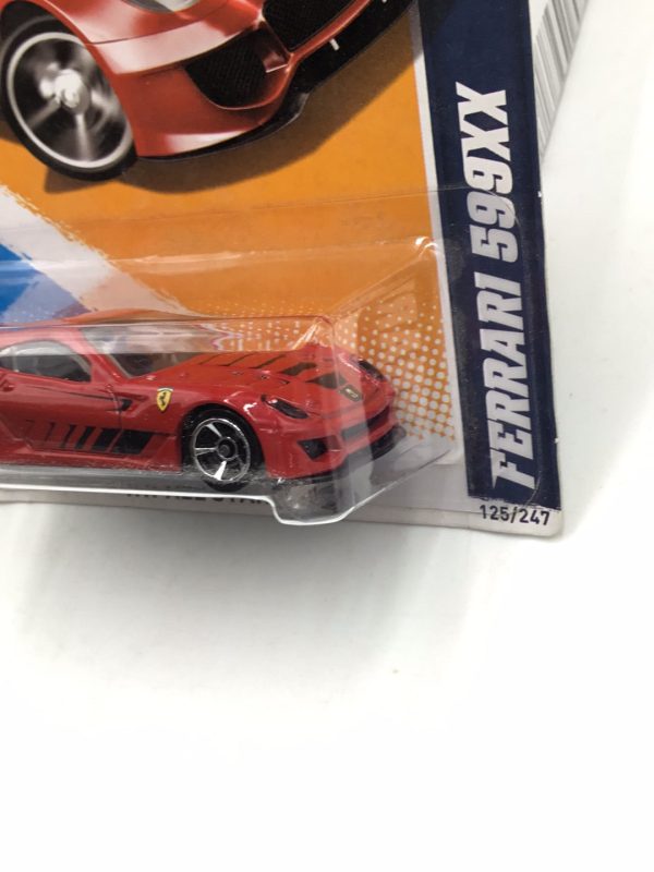 2012 Hot wheels #125 Ferrari 599XX with protector Supply