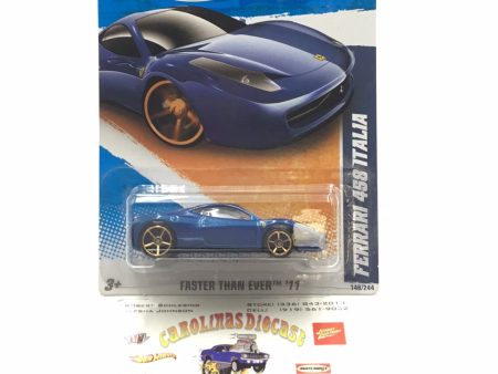 2011 Hot wheels #146 Ferrari 458 Italia fte faster than ever on Sale