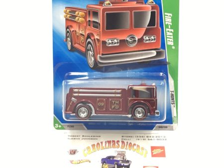 2009 hot wheels super treasure hunt #46 Fire-Eater W Protector Online Sale