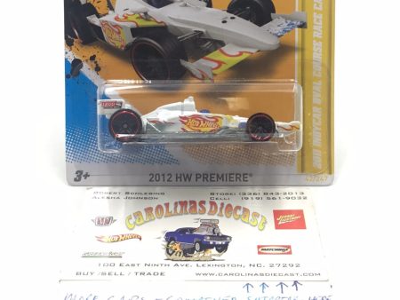 2011 Hot Wheels #42 2011 IndyCar Oval Course Race Car Short Card 55C For Sale