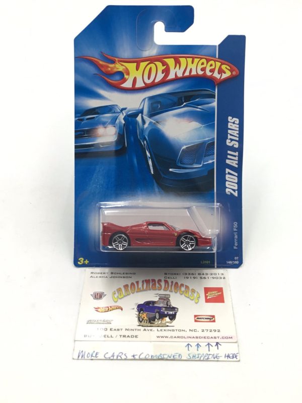 2007 Hot Wheels #148 Ferrari F50 Online now