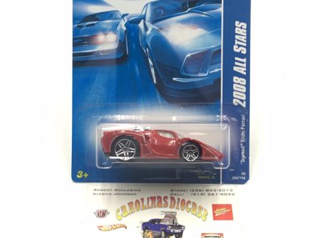 2008 Hot wheels #66 Ferrari Enzo Tooned SS7 Supply