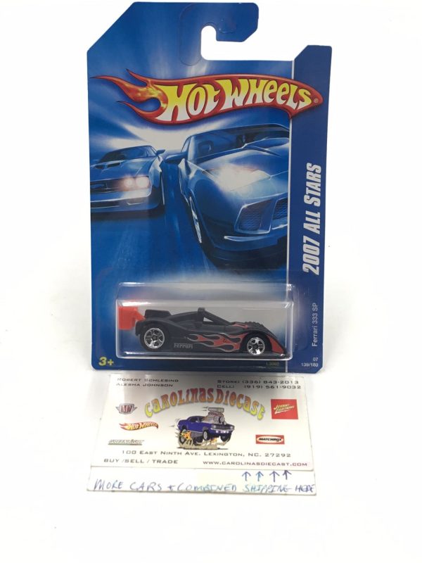 2007 Hot Wheels #139 Ferrari 333 SP QQ7 Cheap