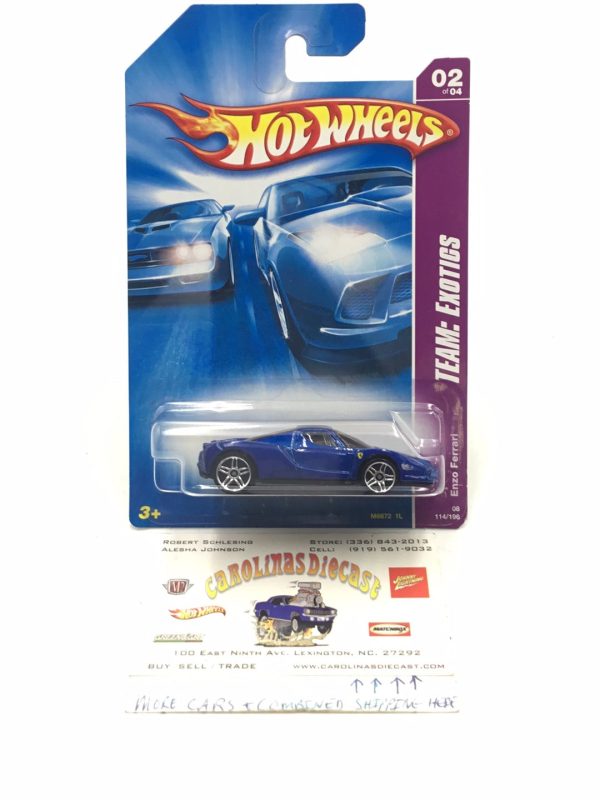 2008 Hot wheels #114 Enzo Ferrari NN3 Online Hot Sale