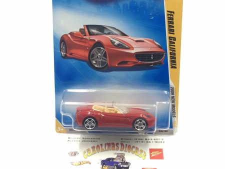 2009 Hot Wheels #38 Ferrari California Cheap