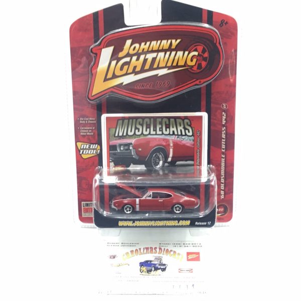 Johnny lightning muscle cars 68 Oldsmobile Cutlass 442 211F Fashion