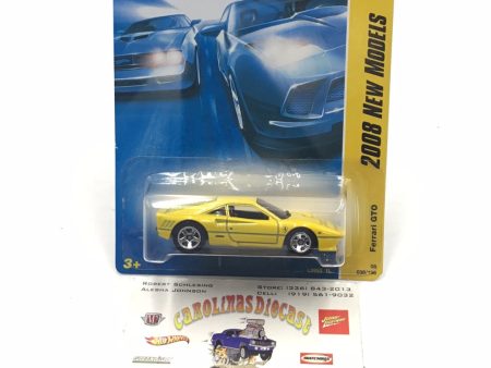 2008 Hot wheels #38 GTO Ferrari yellow PP5 Cheap