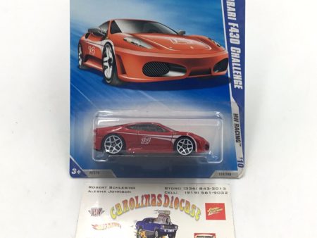 2010 Hot Wheels #154 Ferrari F430 Challenge RR5 Online Sale