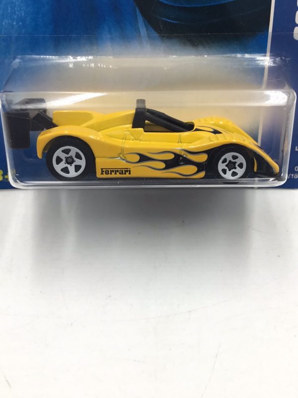 2007 Hot Wheels #139 Ferrari 333 SP Yellow PP6 Supply