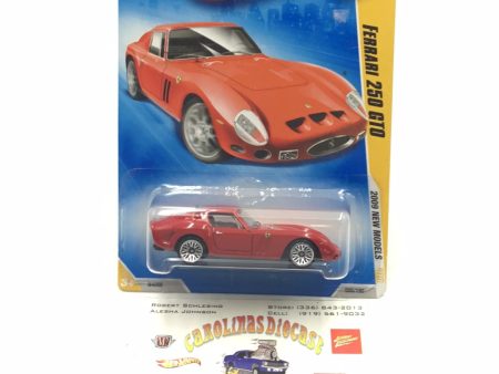 2009 Hot Wheels #5 Ferrari 250 GTO on Sale