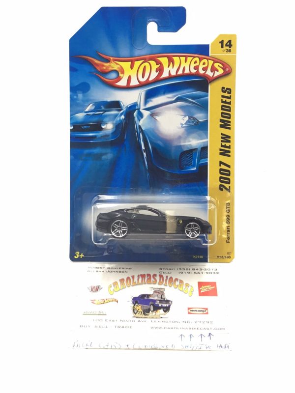 2007 Hot Wheels #14 Ferrari 599 GTB MM2 For Sale