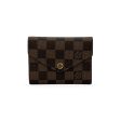 LOUIS VUITTON: Damier Ebene Victorine Wallet Cheap