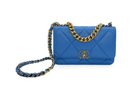 CHANEL: Quilted Lambskin 19 Wallet on Chain Online Hot Sale