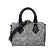 LOUIS VUITTON: Monoglam Jacquard Speedy Bandouliere 20 Discount