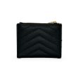 SAINT LAURENT: Grain de Poudre Cassandre Bi-Fold Wallet Supply