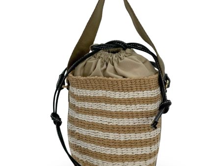 CHLOE: Small Woody Striped Basket Online