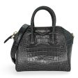 GIVENCHY: Croc Embossed Mini Antigona Discount