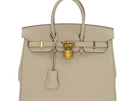 HERMÈS: Togo Birkin 25 Craie Supply