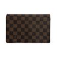 LOUIS VUITTON: Damier Ebene Vavin Chain Wallet on Sale