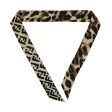 FENDI: Silk Leopard FF Wrappy Bandeau Online now