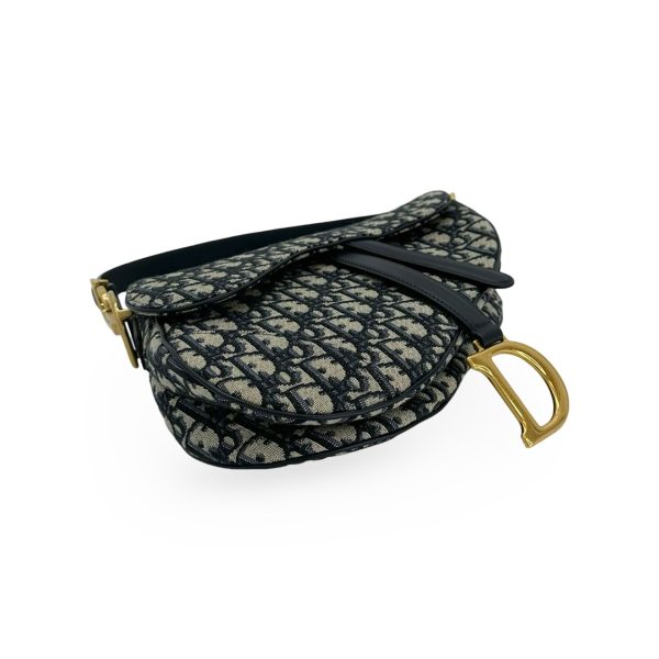 CHRISTIAN DIOR: Oblique Jacquard Saddle Bag Fashion