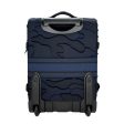 CHRISTIAN DIOR: Blue Camouflage Rolling Luggage Carry On on Sale