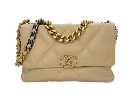 CHANEL: Quilted Lambskin Large 19 Supply