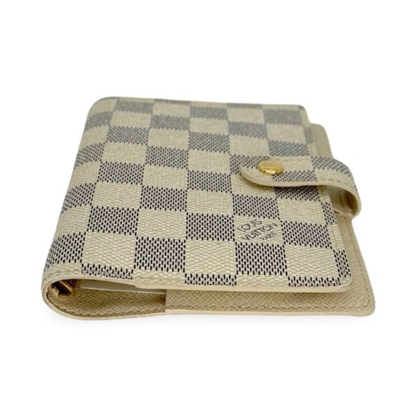 LOUIS VUITTON: Damier Azur Small Ring Agenda Cover Supply