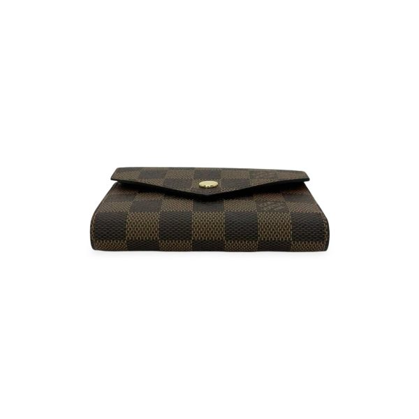 LOUIS VUITTON: Damier Ebene Victorine Wallet Cheap