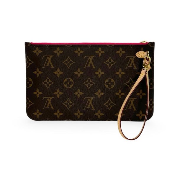 LOUIS VUITTON: Monogram Neverfull Pochette For Sale