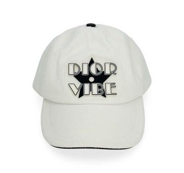 CHRISTIAN DIOR: Canvas Vibe Baseball Cap on Sale