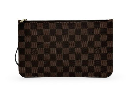 LOUIS VUITTON: Damier Ebene Neverfull Pochette Sale