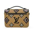 LOUIS VUITTON: Monogram Giant Wild at Heart Pochette Metis Hot on Sale