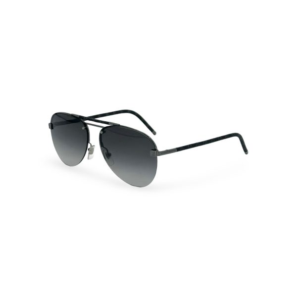 LOUIS VUITTON: Clockwise Canvas Pilot Sunglasses For Discount