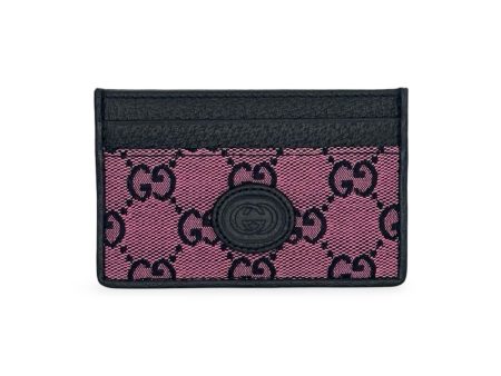 GUCCI: Monogram Multicolor Retro Interlocking G Card Case Online