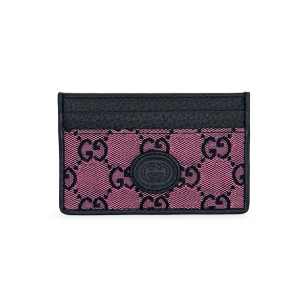 GUCCI: Monogram Multicolor Retro Interlocking G Card Case Online