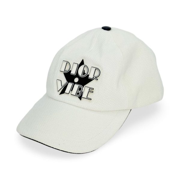 CHRISTIAN DIOR: Canvas Vibe Baseball Cap on Sale