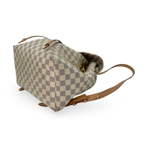 LOUIS VUITTON: Damier Azur Sperone Backpack Sale