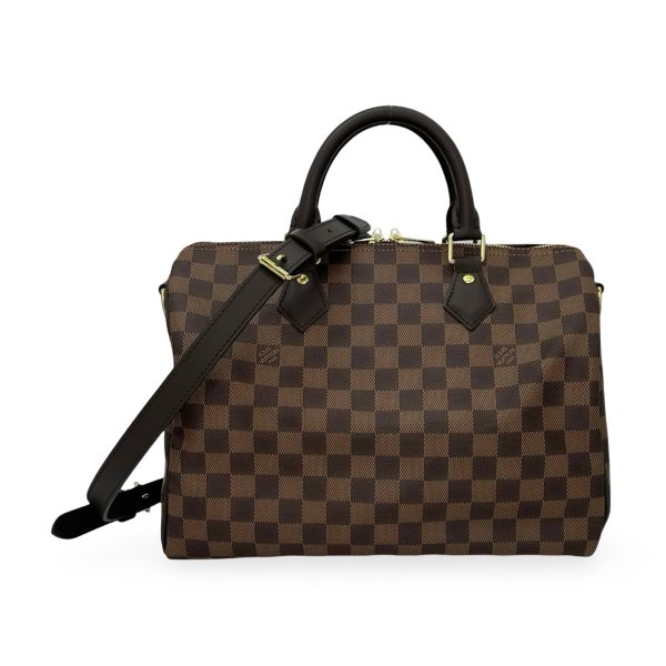 LOUIS VUITTON: Damier Ebene Speedy Bandouliere 30 Sale