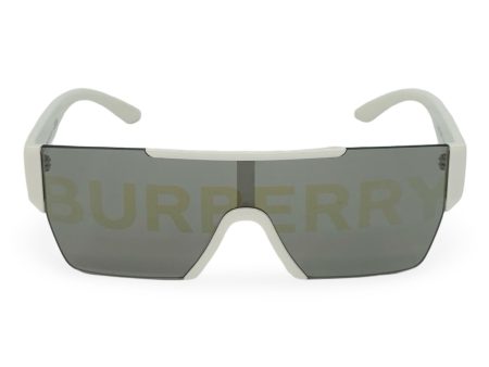 BURBERRY: Mirror Shield Sunglasses Supply