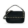 VALENTINO: Grainy Calfskin Rockstud Mini Pouch For Cheap