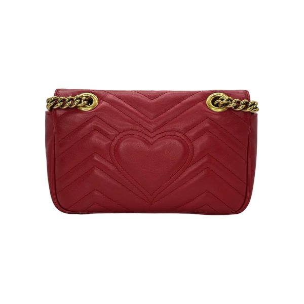 GUCCI: Quilted Leather GG Small Marmont Hot on Sale