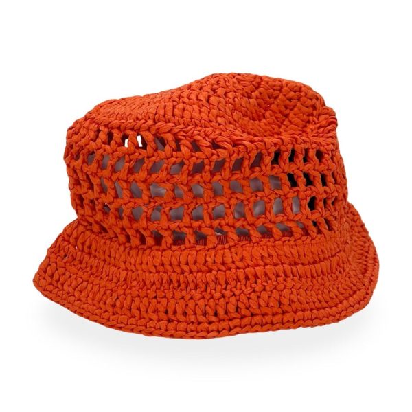 PRADA: Crochet Bucket Hat For Cheap