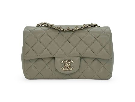 CHANEL: Quilted Lambskin Mini Classic Flap Bag For Sale